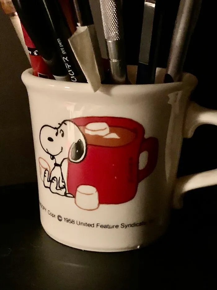 My Grandmother Gave Me My Snoopy Mug In 1976, When I Was Five Years Old.