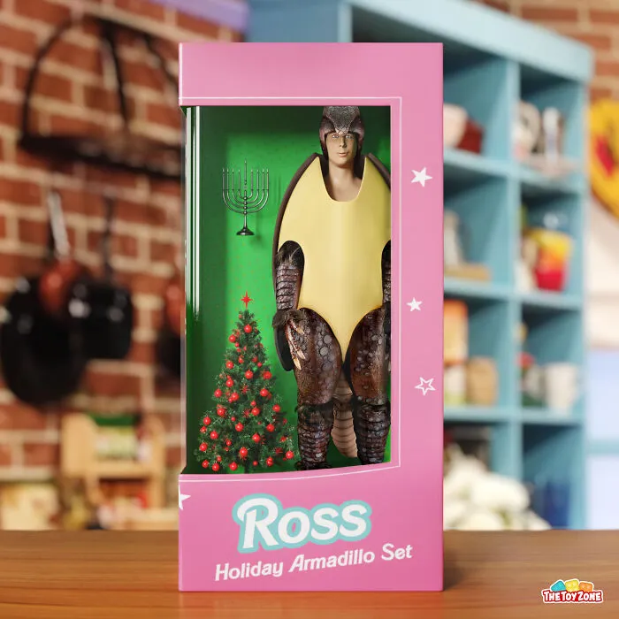 Ross Dressed As An Armadillo