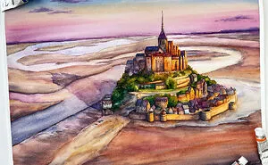 6/12: I Create Watercolor Landscapes With One Theme Within A Year