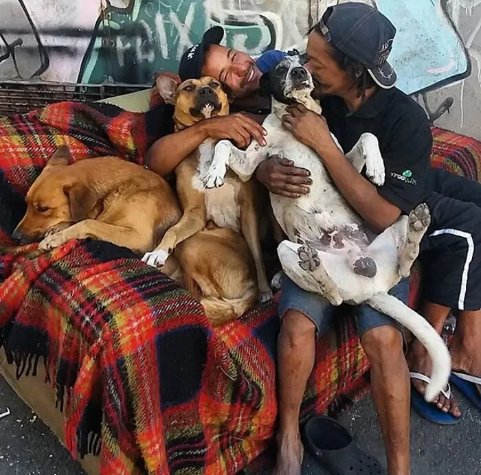 30 Photos That Document The Lives Of Homeless People And Their Dogs In Brazil Shared On This IG Page