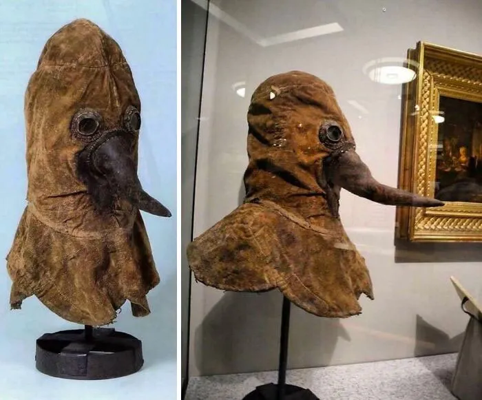 A 16th Century Plague Doctors Mask