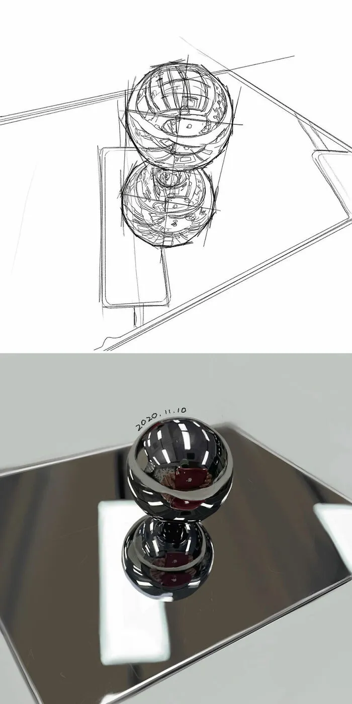 These Are Not Photos: Artist Shows Initial Sketch And End Result Of His Digital Drawings (30 Pics)
