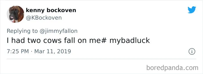 Jimmy Fallon Asked People To Share Their #BadLuck Moments, Here Are 40 Of The Funniest