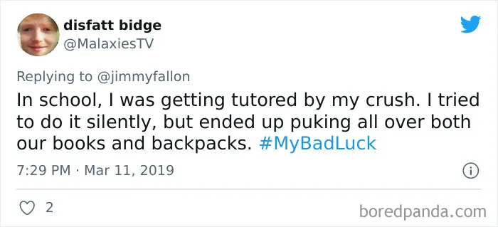 Jimmy Fallon Asked People To Share Their #BadLuck Moments, Here Are 40 Of The Funniest