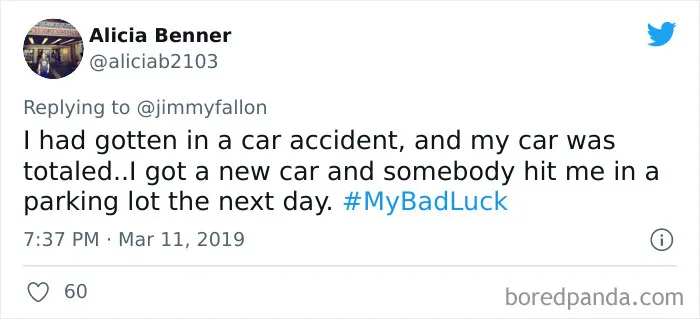 Jimmy Fallon Asked People To Share Their #BadLuck Moments, Here Are 40 Of The Funniest