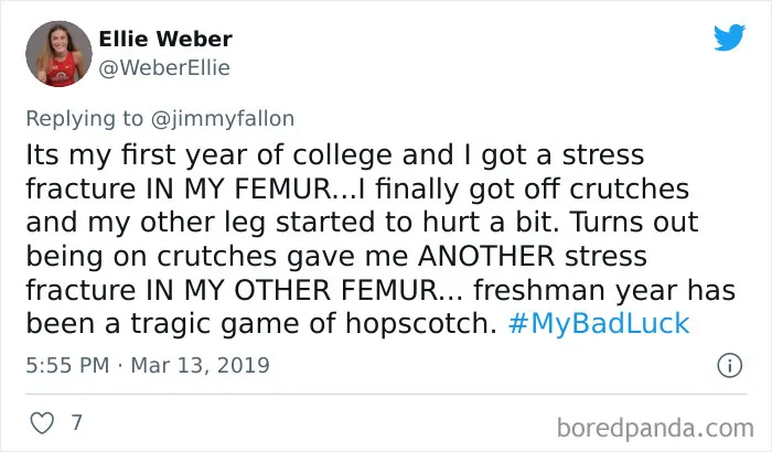 Jimmy Fallon Asked People To Share Their #BadLuck Moments, Here Are 40 Of The Funniest