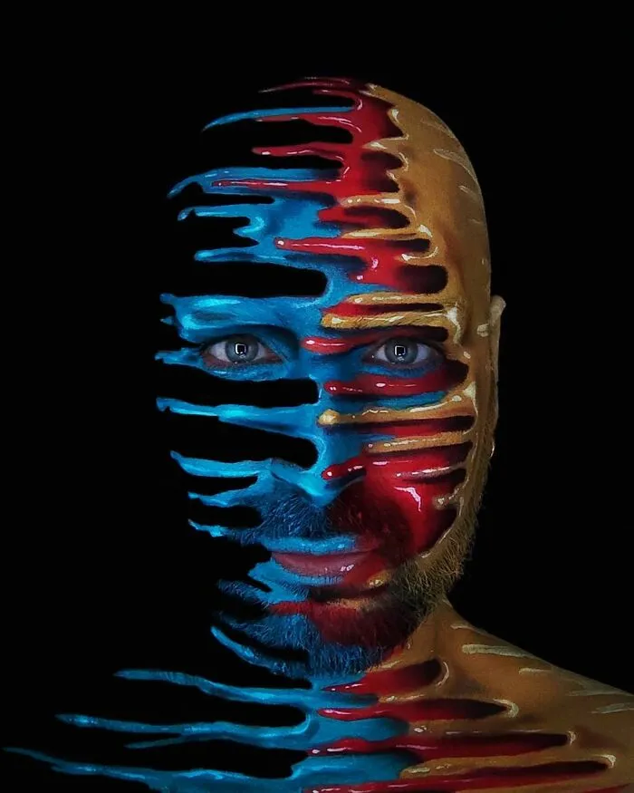 Italian Artist Uses His Body As A Canvas To Create Convincing Optical Illusions (35 New Pics)