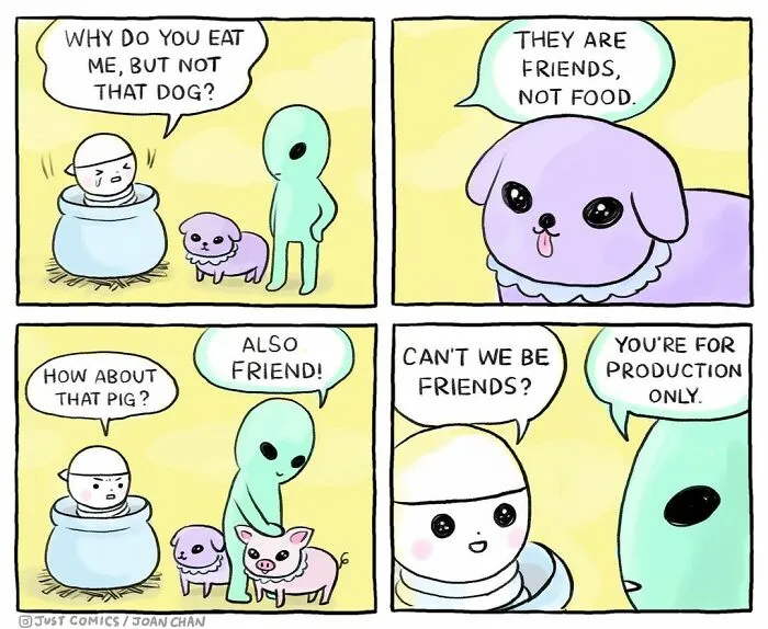 40 Heartbreaking Comics About Animal Abuse And Factory Farming By Joan Chan