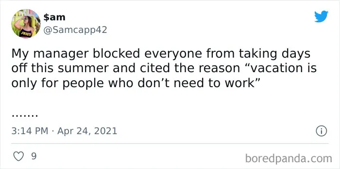 35 Times People Asked For Time Off At Work But Were Met With Awful Ignorance