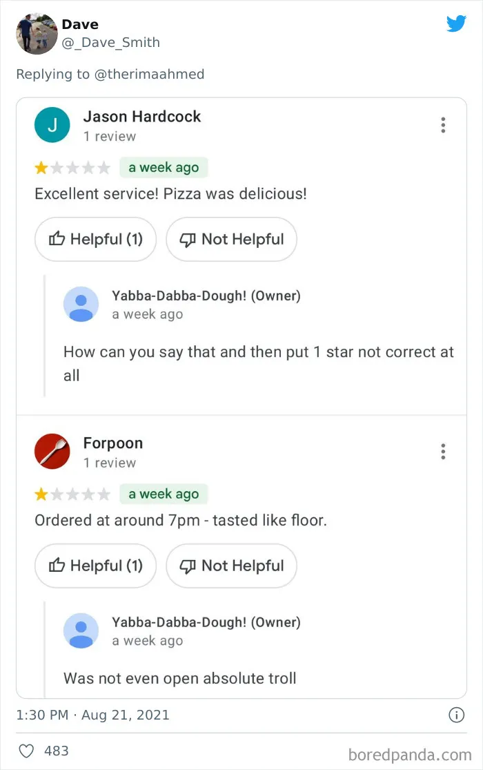 'Google Reviews Drama Is Absolutely Unbeatable' - People In This Thread Are Sharing The Wildest Reviews They've Seen
