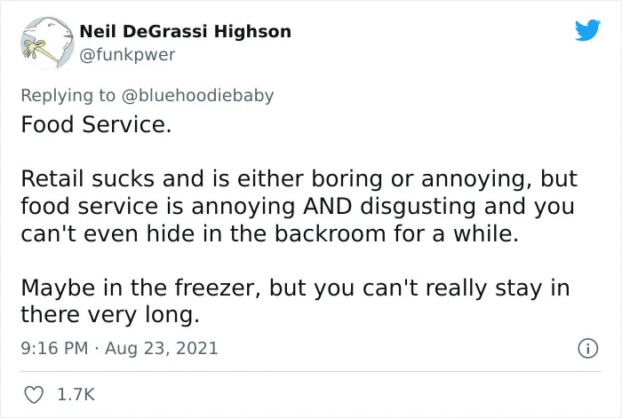 30 Folks Online Share The Worst Of The Worst Of Working In Retail And Catering