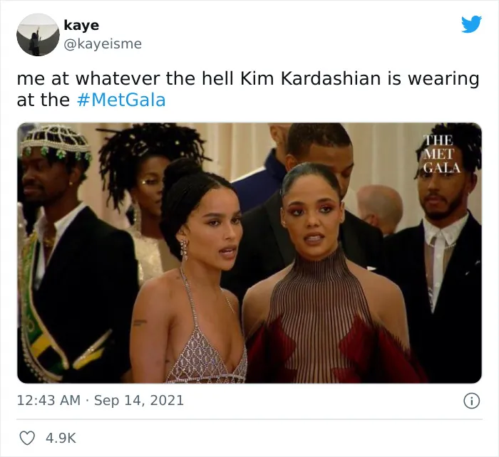 30 Hilarious Tweet Reactions To The 2021 Met Gala