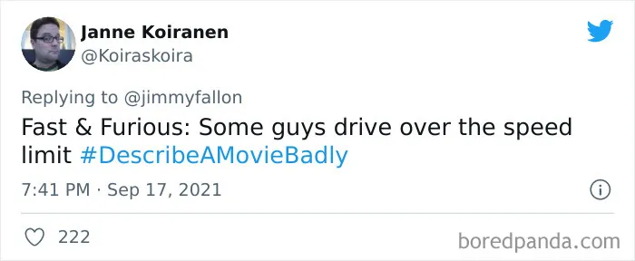 Jimmy Fallon Wants People To Describe A Movie Badly, Gets 40 Hilarious Responses