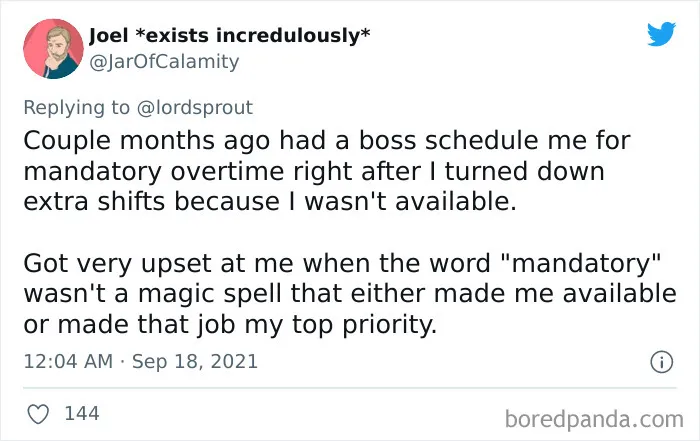 35 Times People Asked For Time Off At Work But Were Met With Awful Ignorance