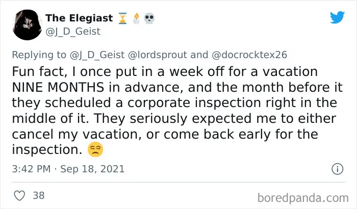 35 Times People Asked For Time Off At Work But Were Met With Awful Ignorance