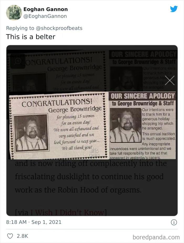 People On Twitter Are Sharing The Biggest Newspaper Fails That Resulted In Hilarious Corrections (30 Pics)
