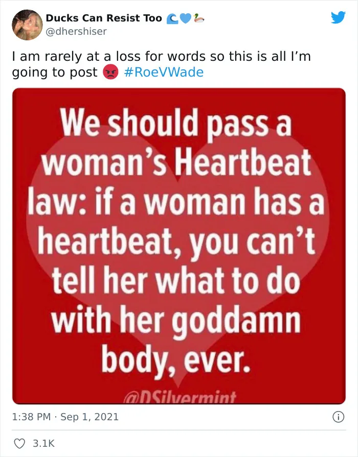 30 Spot-On Reactions To Outdated Abortion Restrictions In Texas