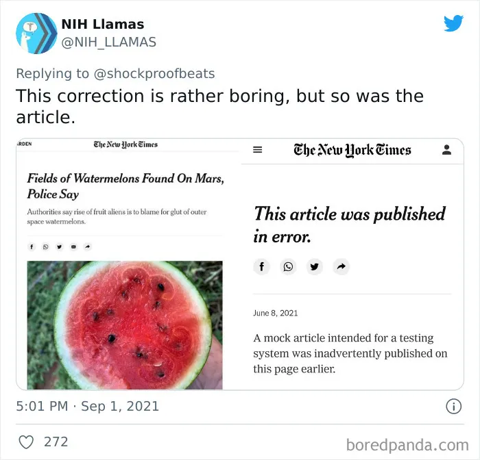 People On Twitter Are Sharing The Biggest Newspaper Fails That Resulted In Hilarious Corrections (30 Pics)