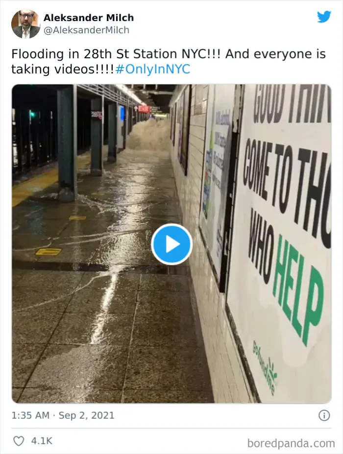20 Fotos de las apocalípticas inundaciones que afectaron a Nueva York