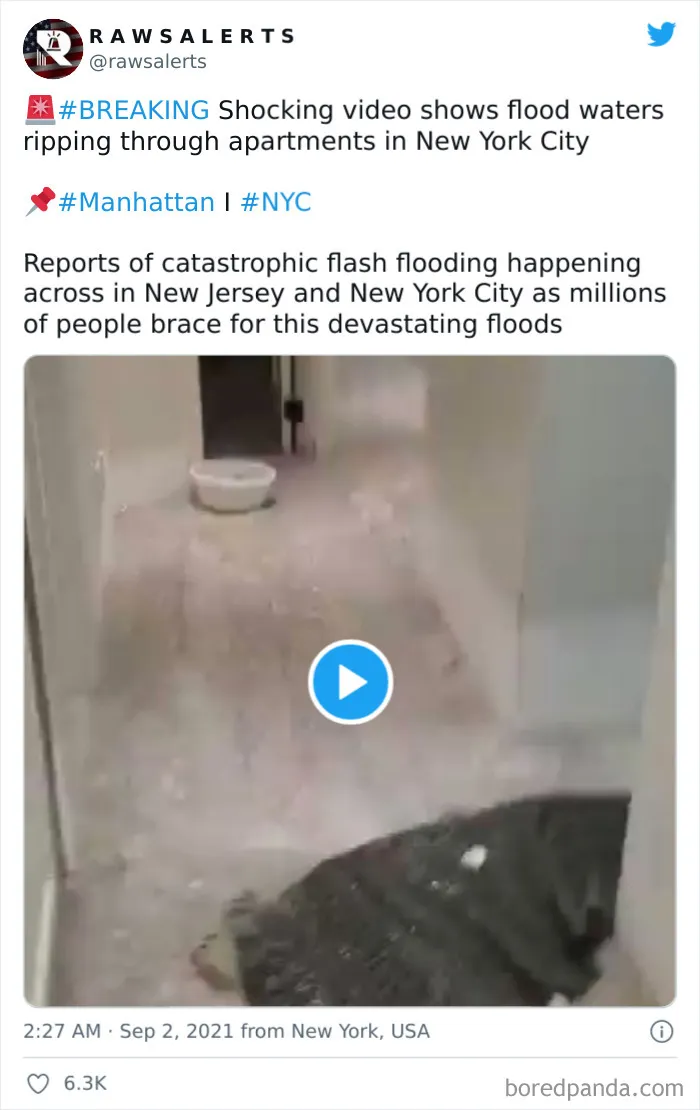 20 Fotos de las apocalípticas inundaciones que afectaron a Nueva York