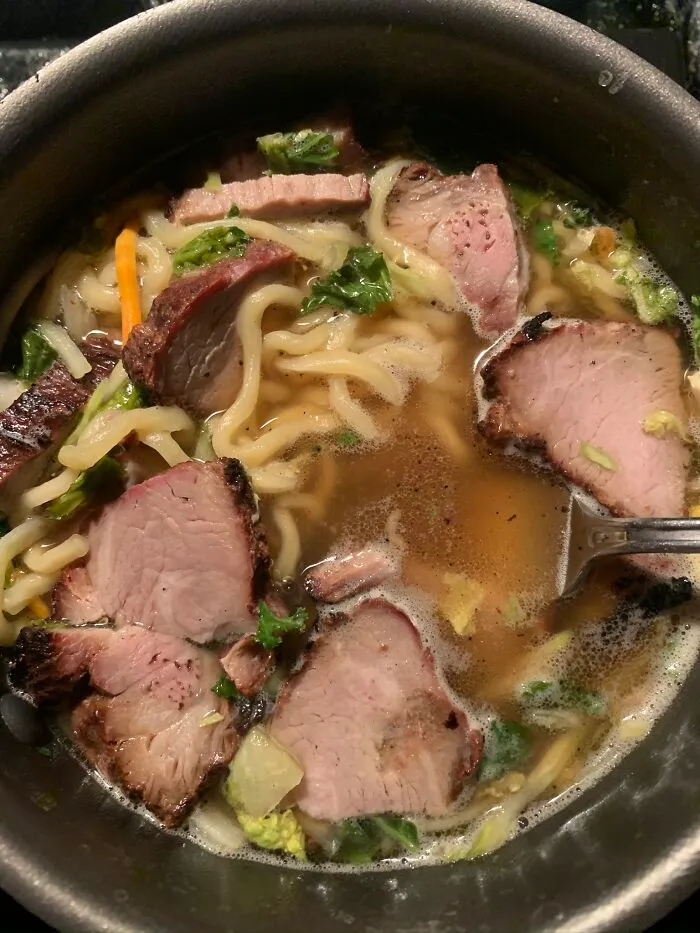 Saimin With Char Siu Pork