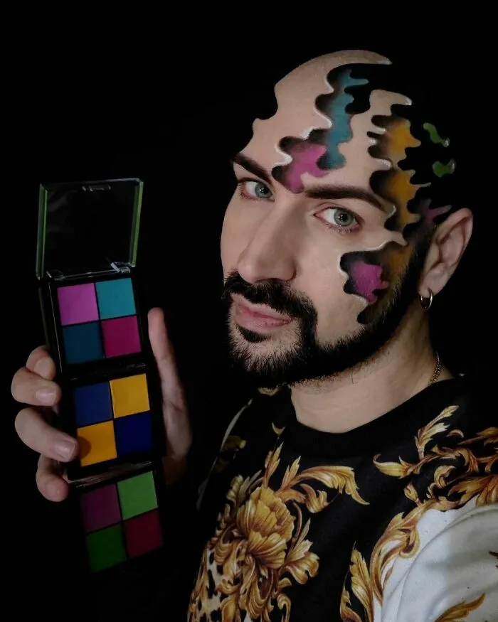 Italian Artist Uses His Body As A Canvas To Create Convincing Optical Illusions (35 New Pics)