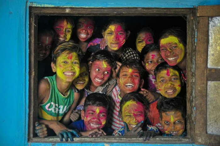 Caras de arco iris por Imon.photo
