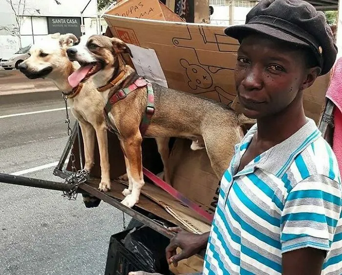 30 Photos That Document The Lives Of Homeless People And Their Dogs In Brazil Shared On This IG Page