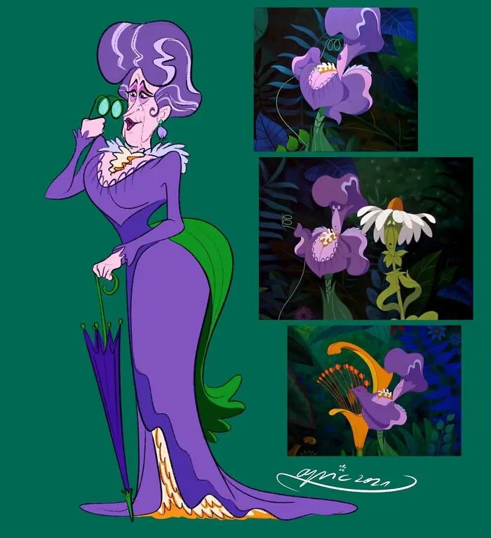 The Flower From Alice In Wonderland