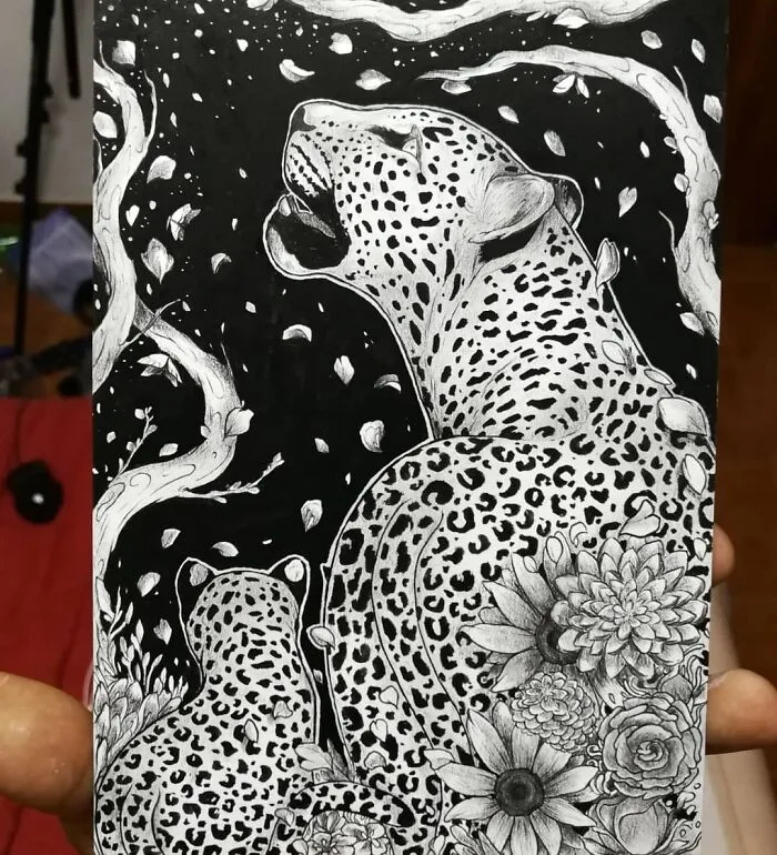 I Combine Animals, People, And The Night Sky To Create Magical Illustrations (26 Pics)