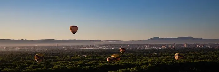 Balloons Taking Off In Albuquerque