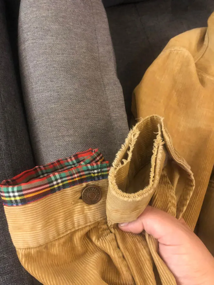 Fixed The Fraying Cuffs Of My Very Worn Jacket