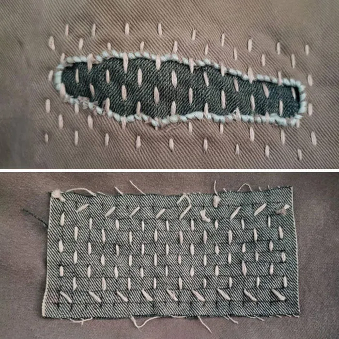 My Best Attempt At Sashiko So Far