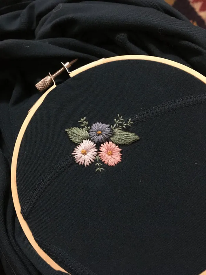 Covered A Stain With Flowers