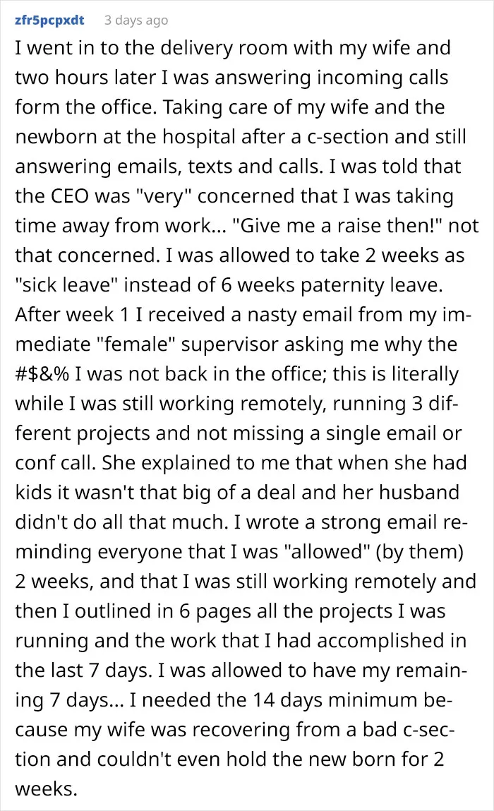 35 Times People Asked For Time Off At Work But Were Met With Awful Ignorance