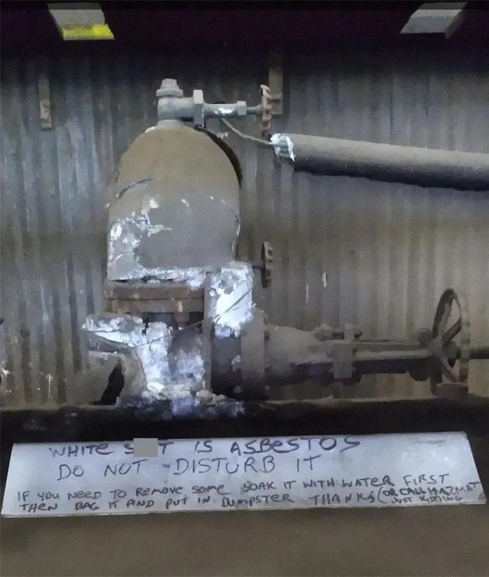 I Don't Think This Is How You Should Handle Asbestos