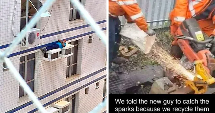 This Online Group Is Dedicated To The Dumbest Work Safety Examples, Here Are 40 Of The Worst (New Pics)