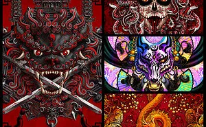 I Make Re Imagined Mythological Creatures In Gothic, Steampunk, Pastel And Other Color Styles