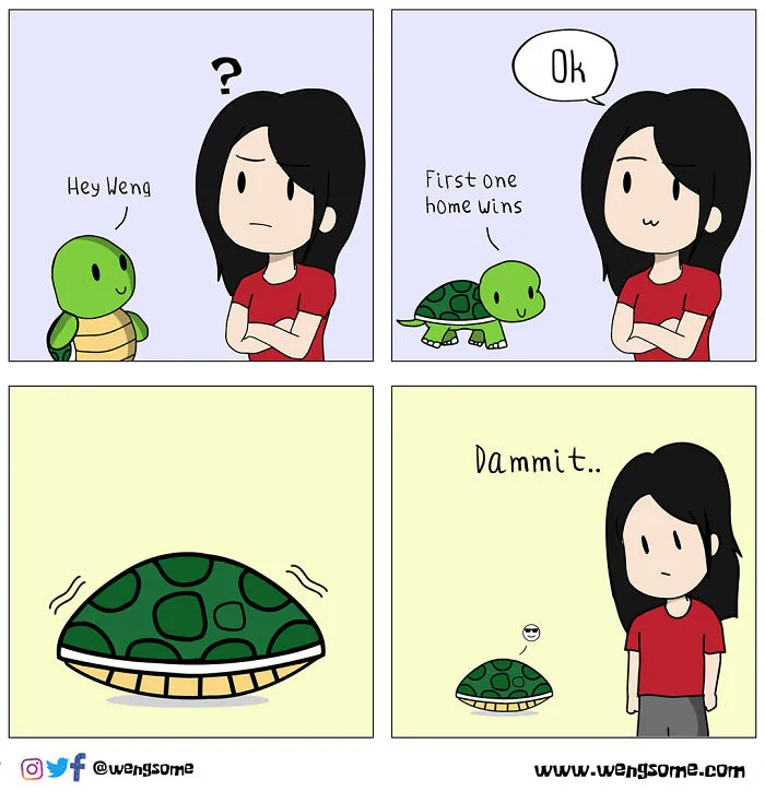 Am I Fast? Racing With A Turtle