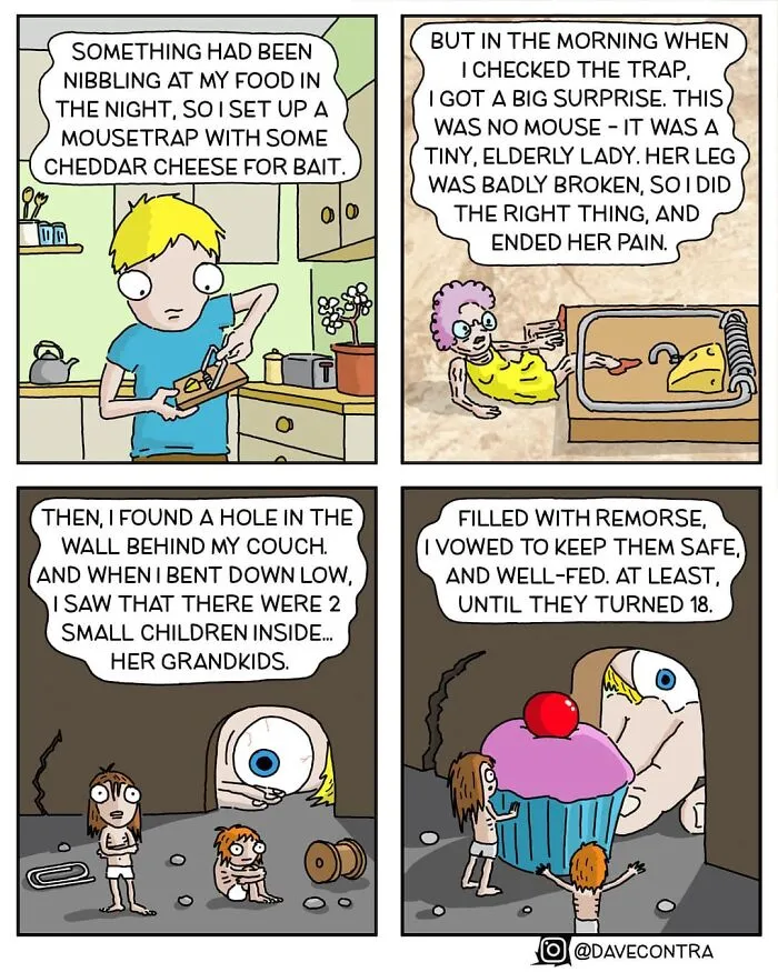 29 Comics With Unexpectedly Dark Twists By Dave Contra