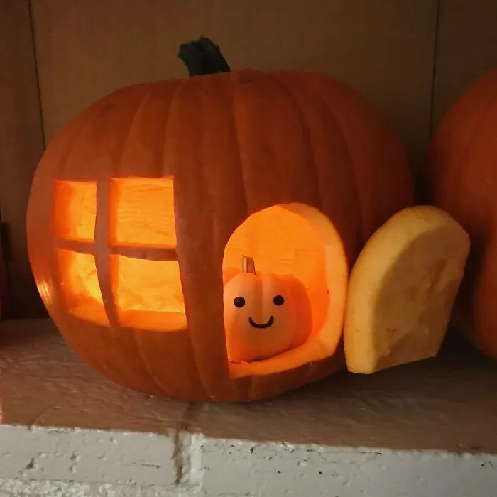 He tallado una calabaza