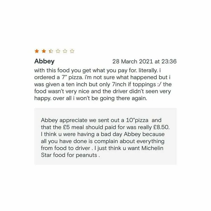 30 Times Restaurants Left Hilarious Replies Under Bad Reviews, Shared By This Instagram Page (New Pics)