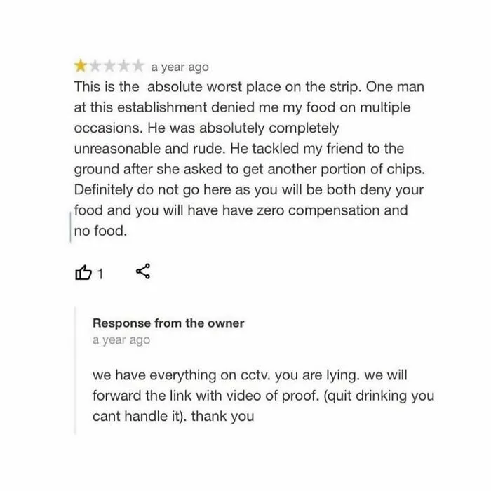 30 Times Restaurants Left Hilarious Replies Under Bad Reviews, Shared By This Instagram Page (New Pics)
