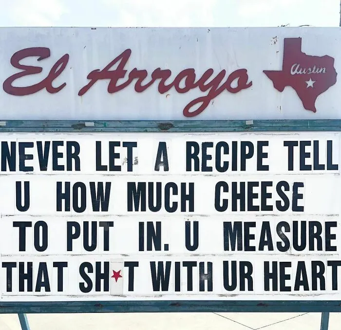 Los carteles de este restaurante son tan divertidos que seguramente vuelvas solo para leerlos (25 fotos nuevas)