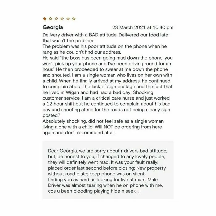 30 Times Restaurants Left Hilarious Replies Under Bad Reviews, Shared By This Instagram Page (New Pics)