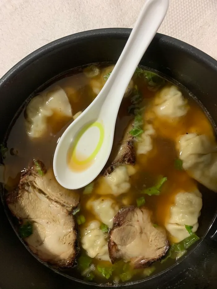 Wonton Min (Noodles) With Char Siu