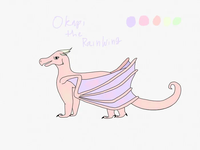 Okapi The Rainwing. She’s Not The Best, But I Like Her.
