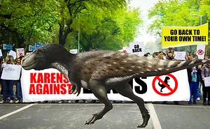 Hey Pandas, Photoshop This T-Rex (Closed)