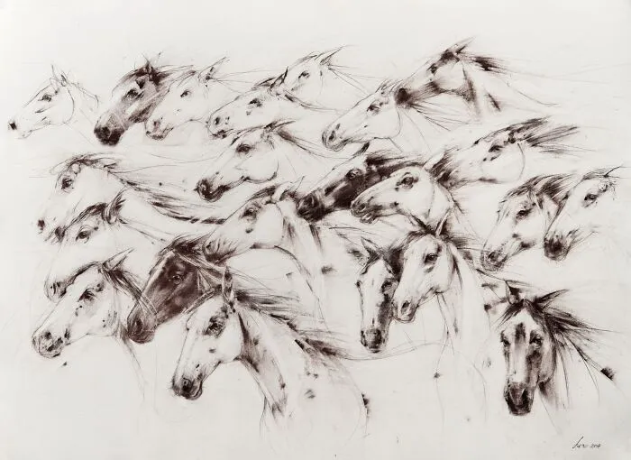 I'm An Artist From Florence, And I Express My Passion For Horses Through My Artworks (9 Pics)