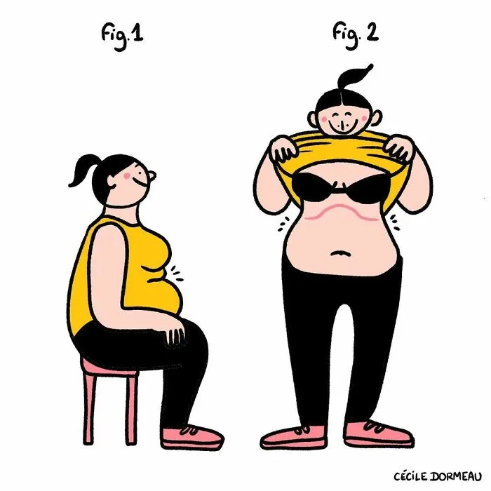 Esta artista francesa crea ilustraciones que desafían los estándares sociales para las mujeres (15 imágenes nuevas)